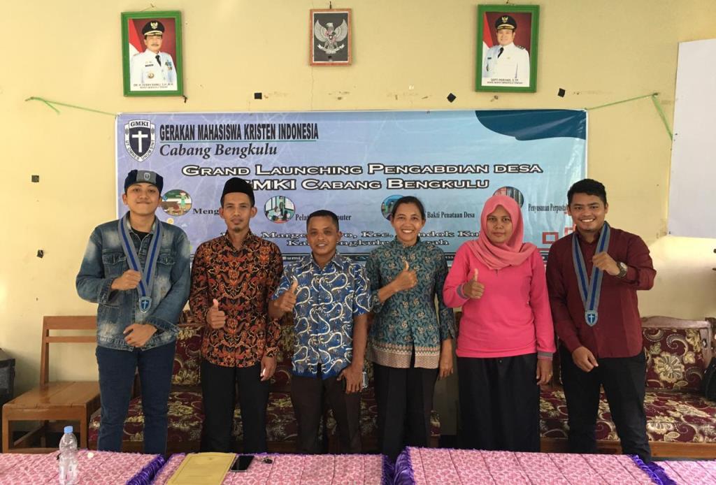 GMKI Bengkulu Grand Launching Program Pengabdian Desa