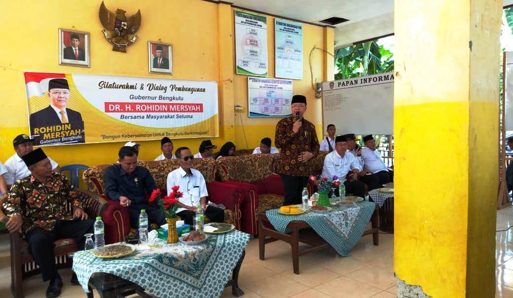 Kunker ke Seluma, Gubernur Rohidin Pastikan Pemerataan Pembangunan