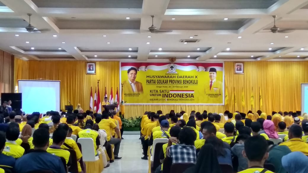Musda X Golkar Bengkulu Resmi Dibuka