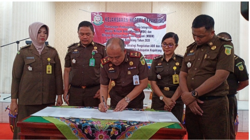 Kejari Kepahiang Canangkan Zona Integritas