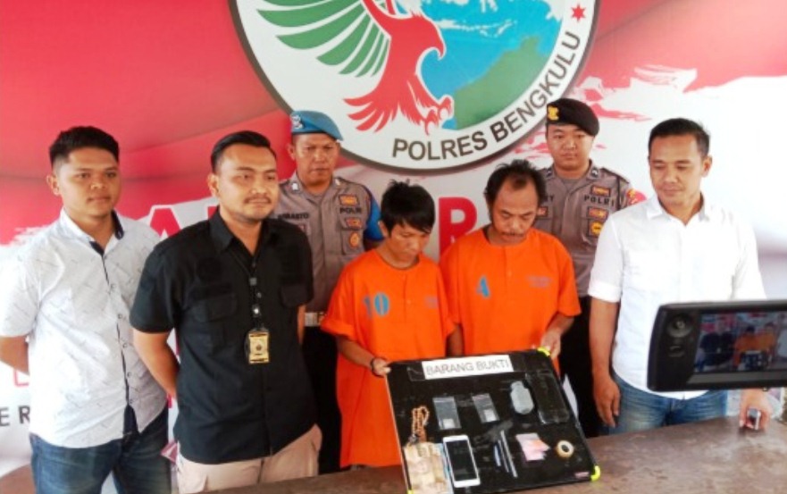 Polres Bengkulu Kembali Tangkap 2 Pengedar Sabu