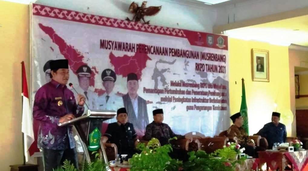 Lewat Musrenbang, Bupati Rosjonsyah Harap Pemerataan Pembangunan Terealisasi