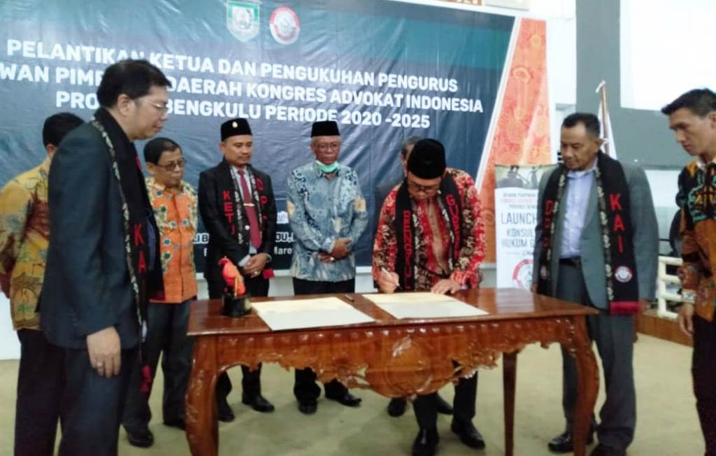 Ilham Fatahilah Resmi Jabat Ketua DPD KAI Bengkulu