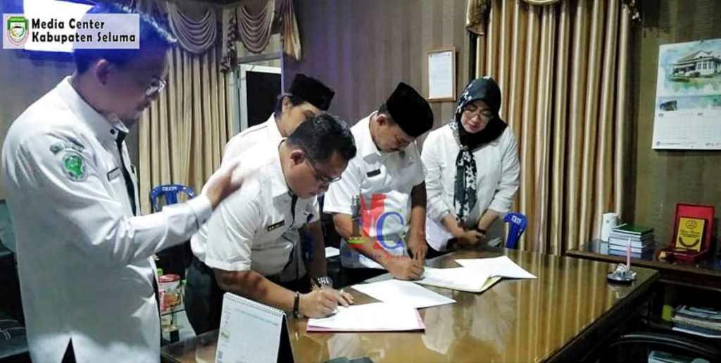 Tingkatkan Pelayanan Publik, Dinkes Seluma MoU dengan RSUD Manna