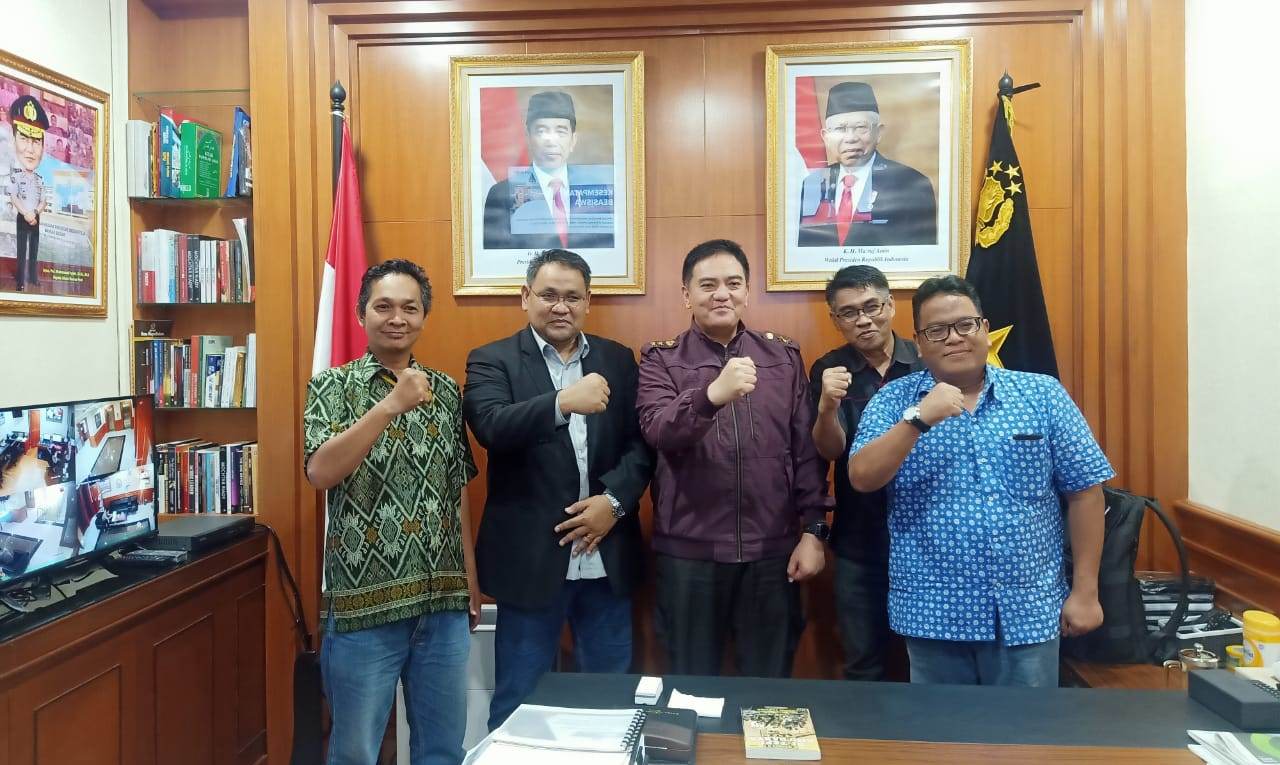 Terima Kunjungan JMSI, Kadiv Humas Mabes Polri Berharap Pers Semakin Profesional