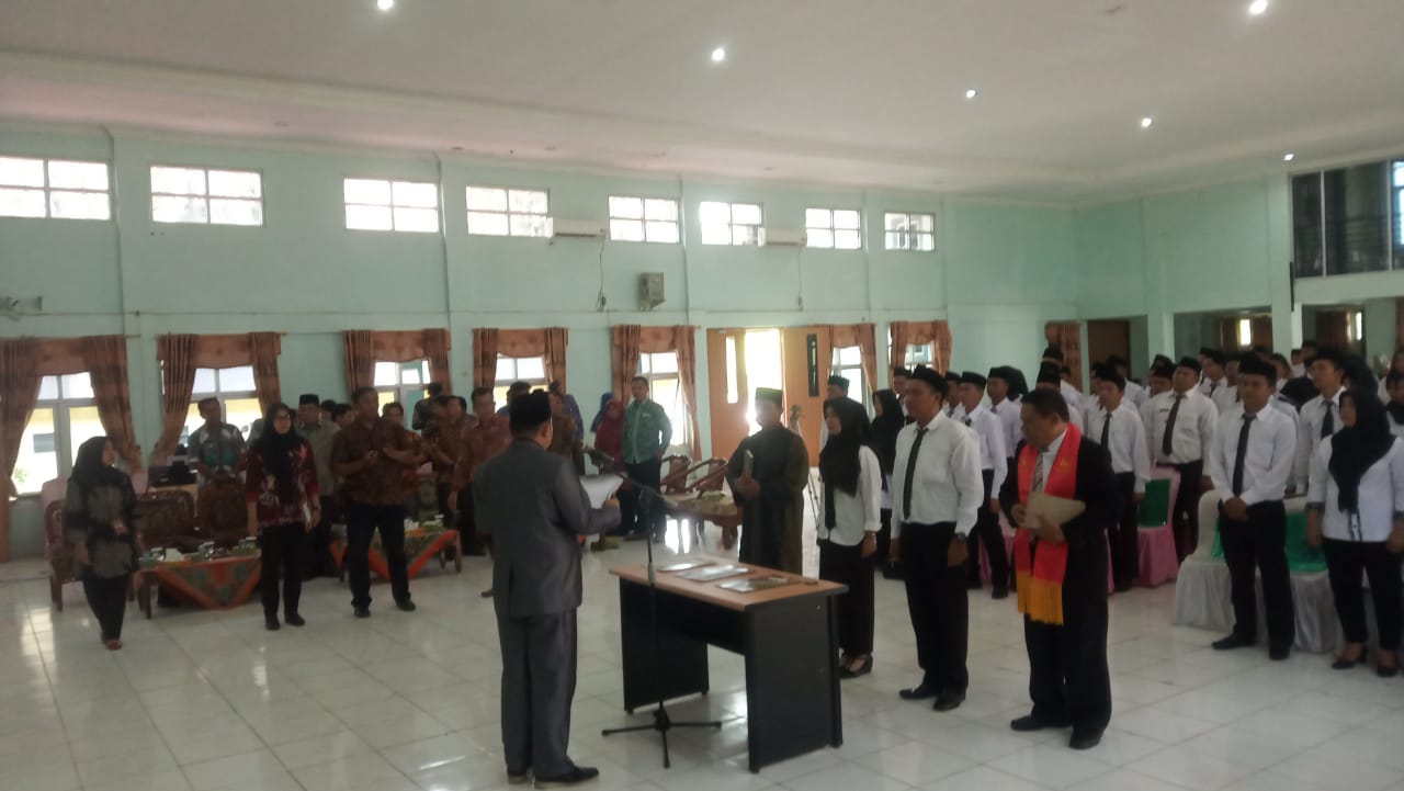 KPU Lantik 95 Orang PPK Bengkulu Utara