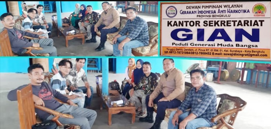 Perkuat Sinergi, DPD GIAN Kunjungi DPW Bengkulu