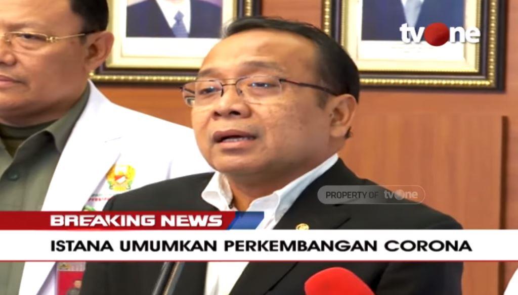 Menteri Perhubungan Budi Karya Positif Corona