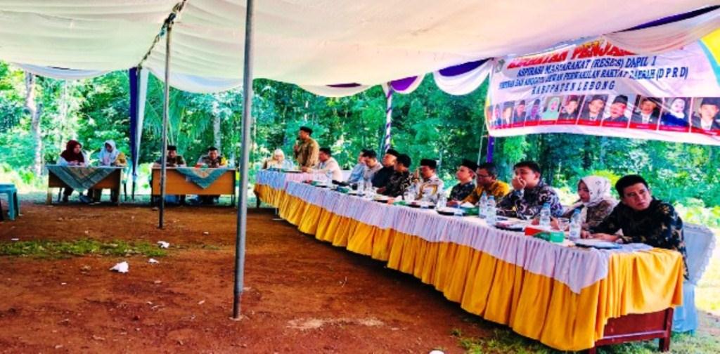 Serap Aspirasi Masyarakat, DPRD Lebong Dapil I Gelar Reses
