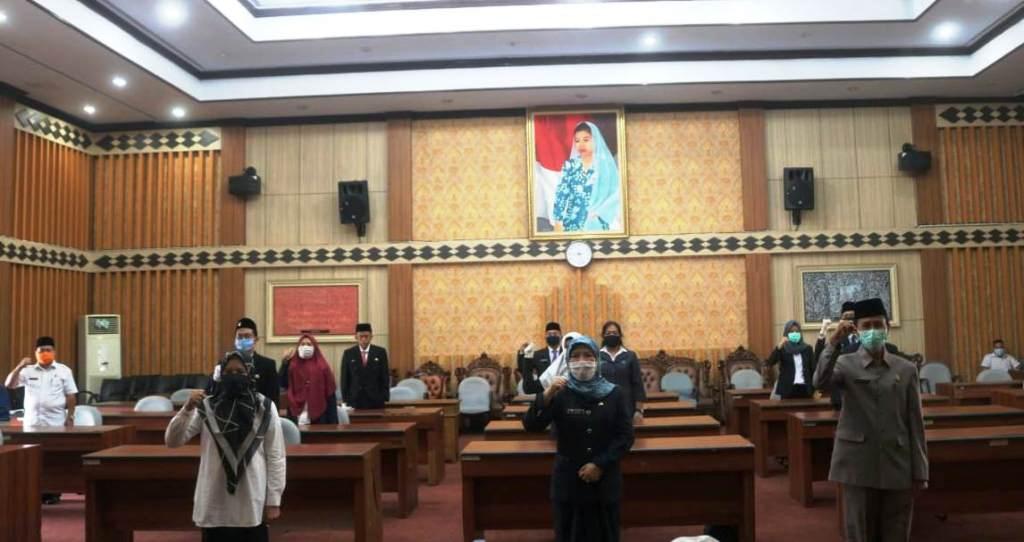 Lantik 62 Pejabat, Pemprov Terapkan Virtual Meeting dan Physical Distancing