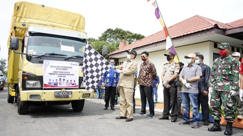 Sembako Program Jaring Pengaman Sosial di Kepahiang Mulai Disalurkan