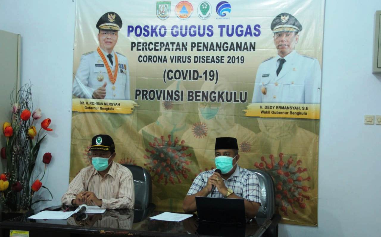 Update Covid-19 di Provinsi Bengkulu: ODP Bertambah 2, 1 Rapid Test Asal Kaur Reaktif