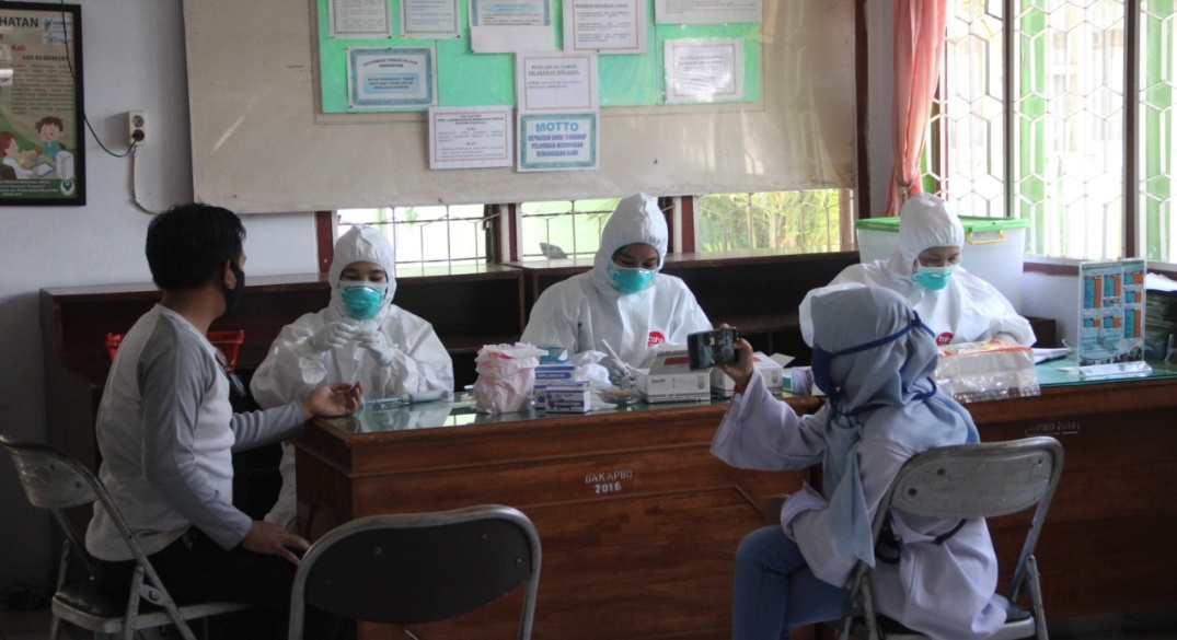 Lindungi Jurnalis, Pemprov  Fasilitasi Rapid Test dan Bagikan Masker Gratis