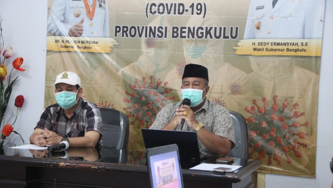 Update Covid-19 Provinsi Bengkulu: 1 PDP Meninggal Dunia