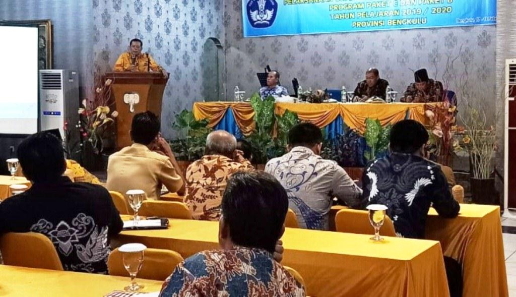 Diknas Provinsi Bengkulu Gelar Rakor UN SLTP Sederajad Tahun 2020