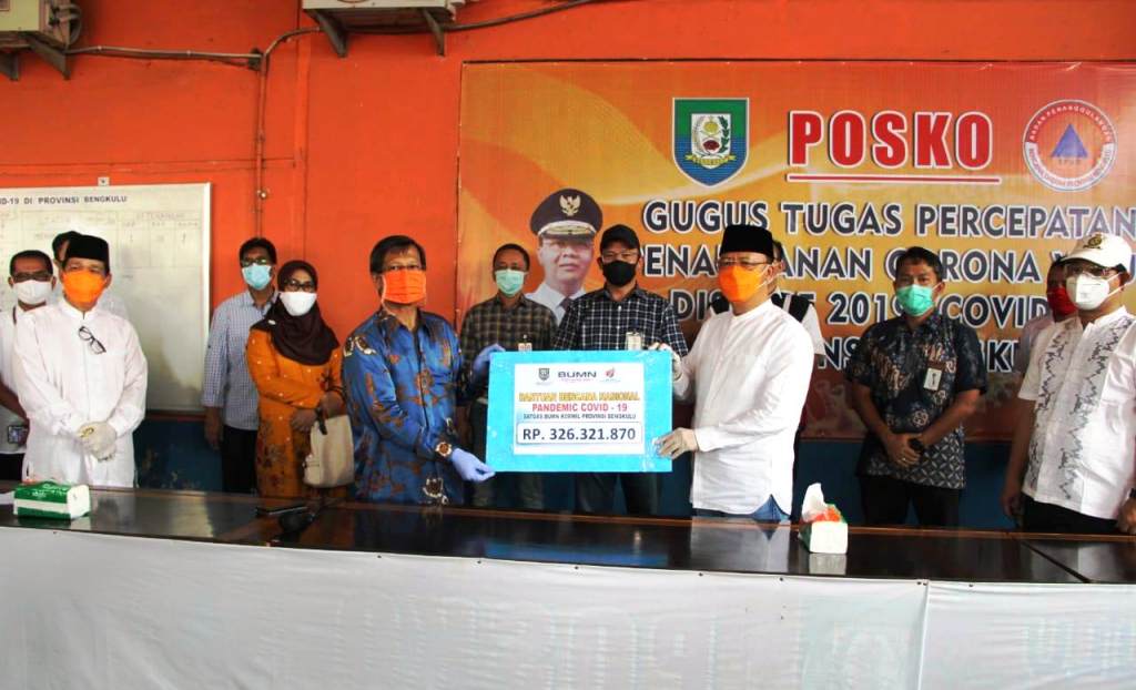 Pemprov Bengkulu Terima Bantuan dari Satgas Korwil BUMN