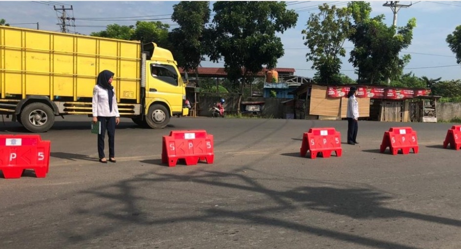 Perketat Pengawasan di Perbatasan, Dishub Periksa Setiap Kendaraan