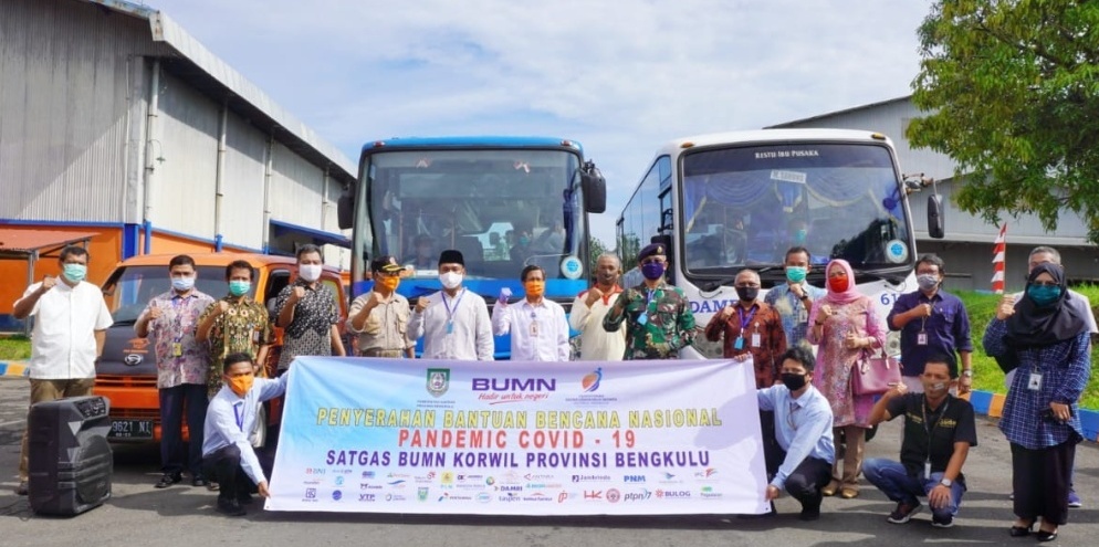 Wagub Dedy Lepas Penyaluran Bantuan Satgas BUMN untuk 9 Kabupaten