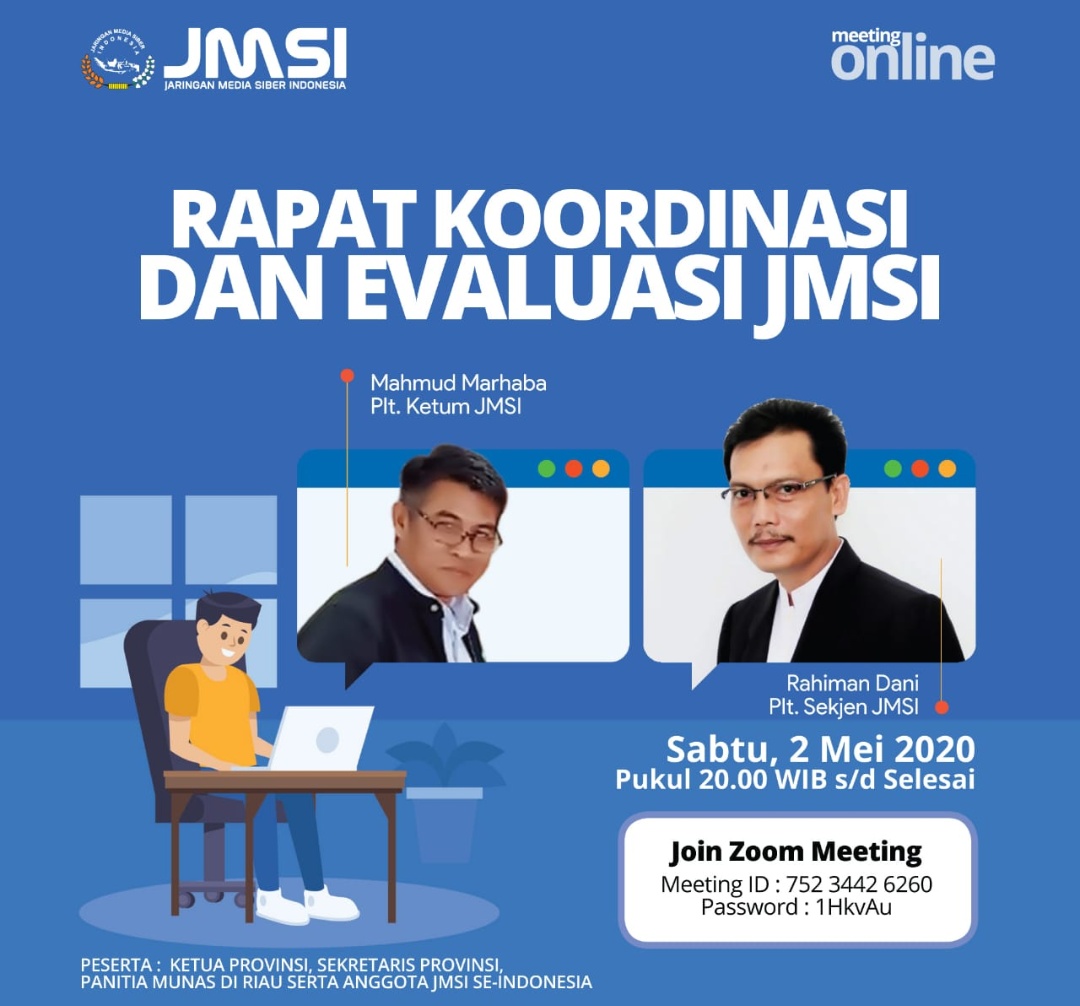 Bahas Munas, JMSI Gelar Rakorev Lewat Daring