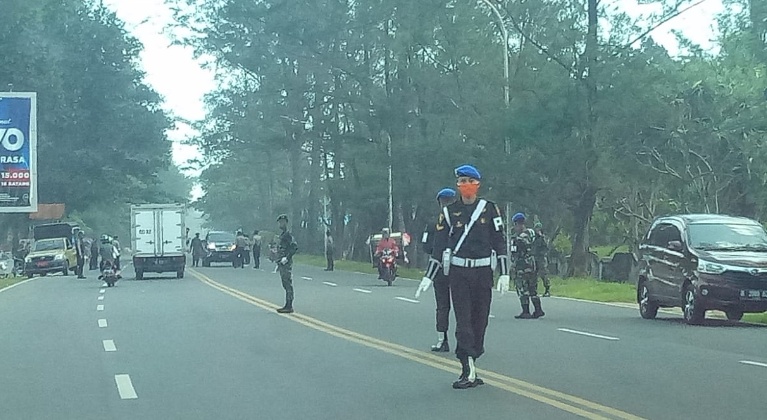 Tim Gabungan Gencarkan Razia Penggunaan Masker