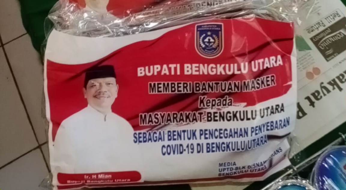 Poto di Masker Sendirian, Bupati Mian Disebut Curi Start