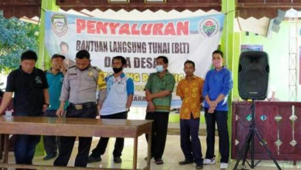 Protes Pembagian BLT, Pemdes Talang Panjang Diamuk Warga