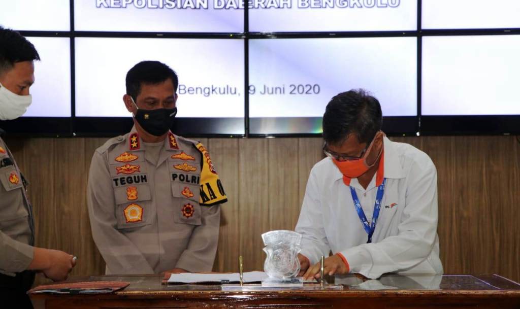 Teken MoU dengan Pelindo, Polda Bengkulu Siap Amankan Objek Vital