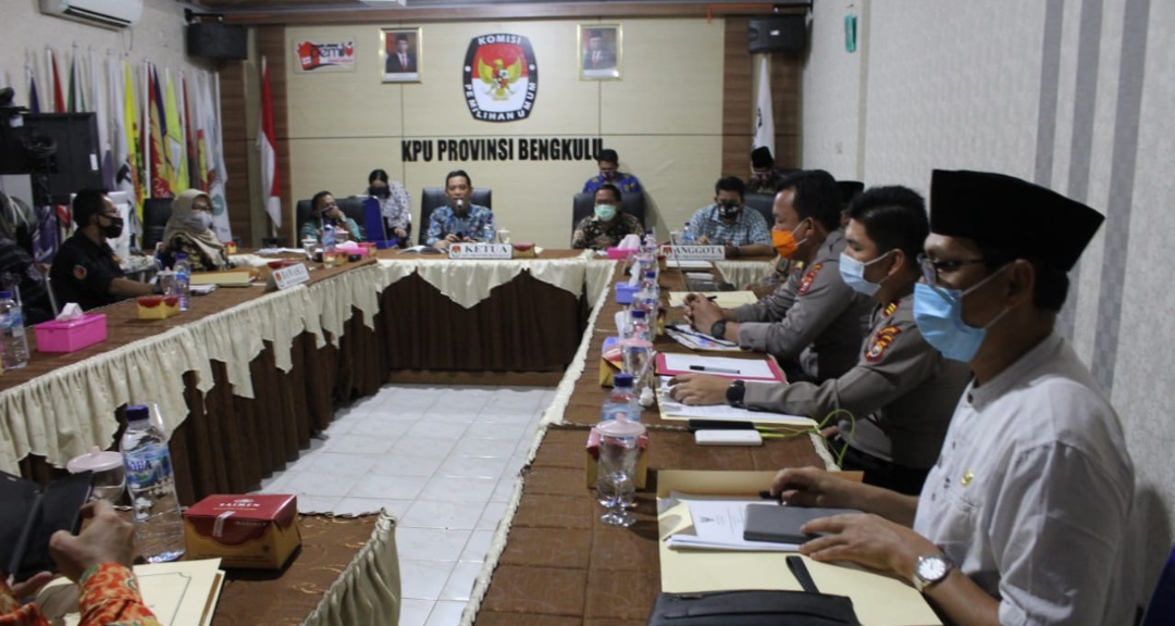 KPU Bengkulu Gelar Rakor Persiapan Pilkada Serentak 2020