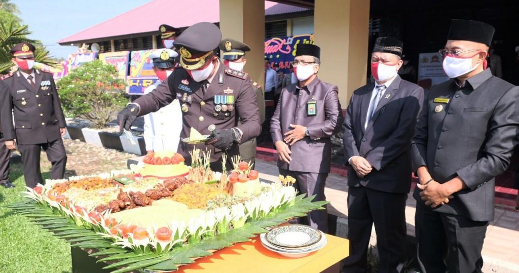 Rangkaian Peringatan Hari Bhayangkara Ke-74 di Polres Bengkulu Selatan