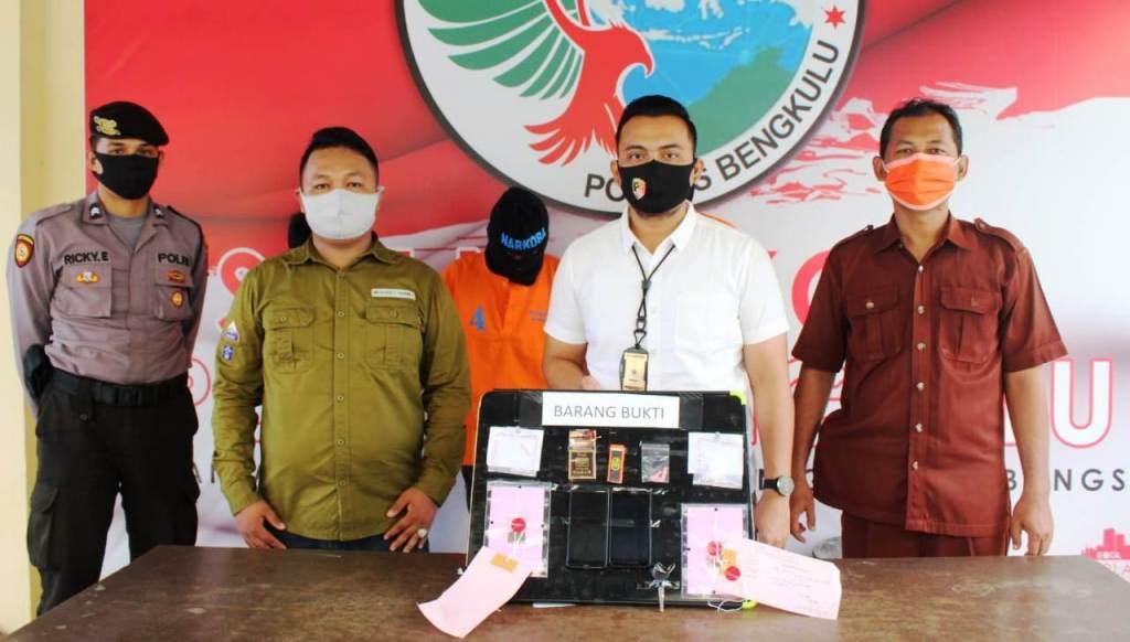 Tiga Pengedar Tembakau Gorila Ditangkap Polres Bengkulu