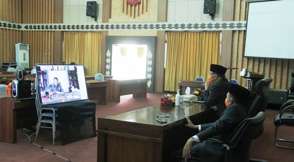 Paripurna secara Virtual, DPRD Provinsi Bengkulu Apresiasi LKPJ Gubernur Tahun 2019