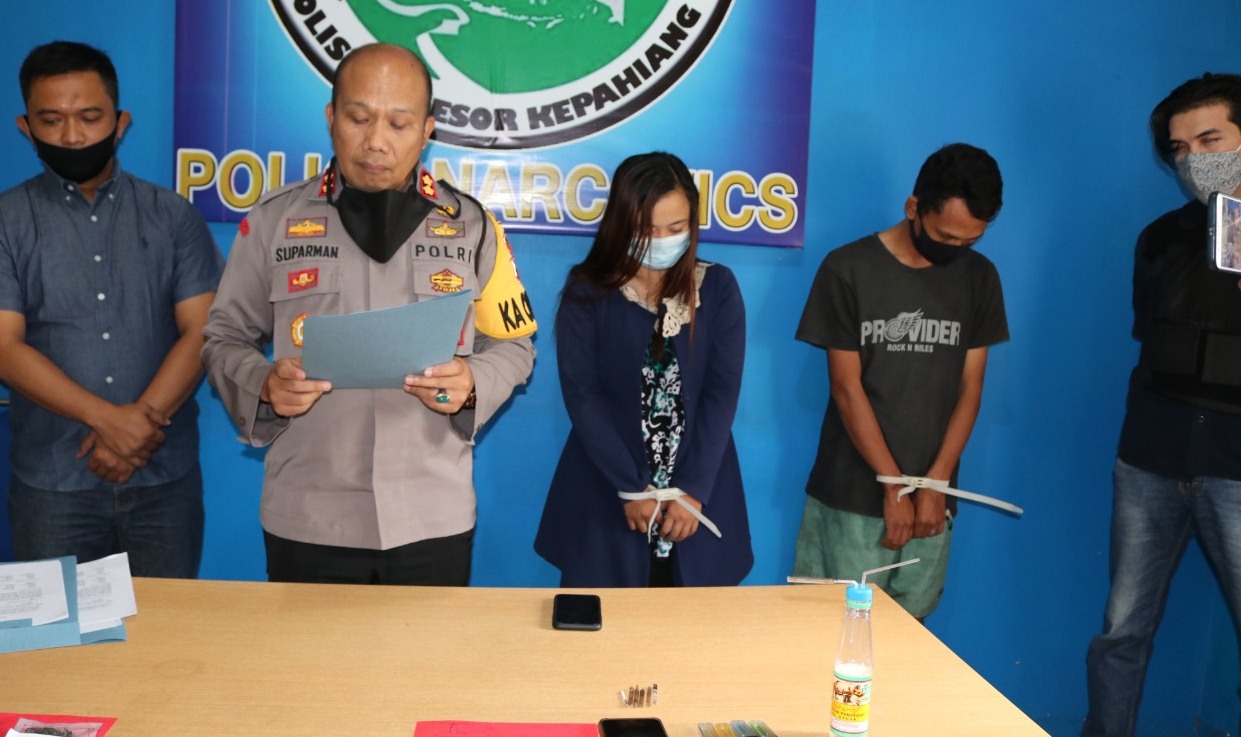 Biduan Pemakai Sabu di Tangkap Polres Kepahiang