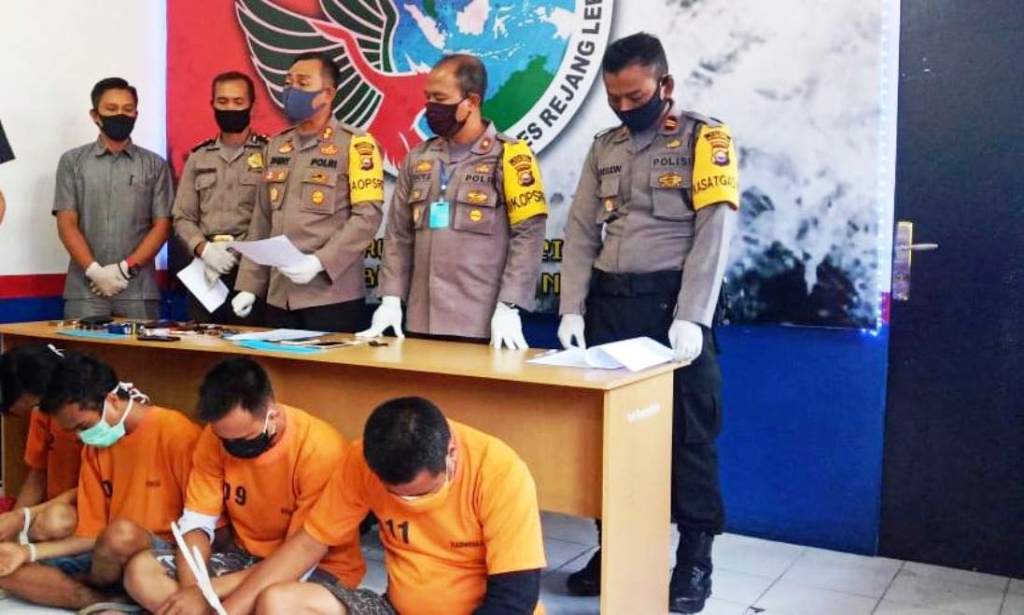 Empat Tersangka Penyalahgunaan Narkotika Berhasil Ditangkap Polres RL