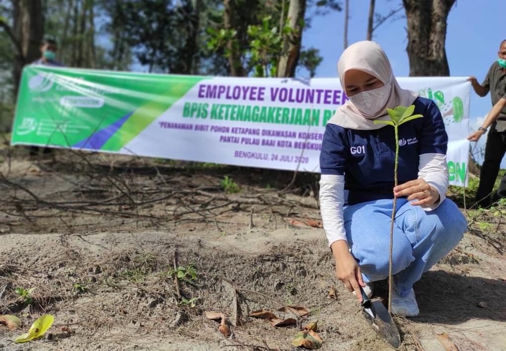 BPJS TK Bengkulu Kolaborasi BKSDA Bangun Kepedulian Lingkungan