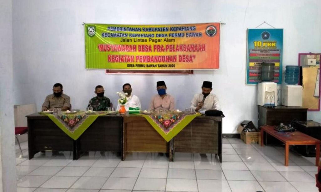 Pemdes Permu Bawah Gelar Musdes Pra Pelaksanaan Pembangunan 2020