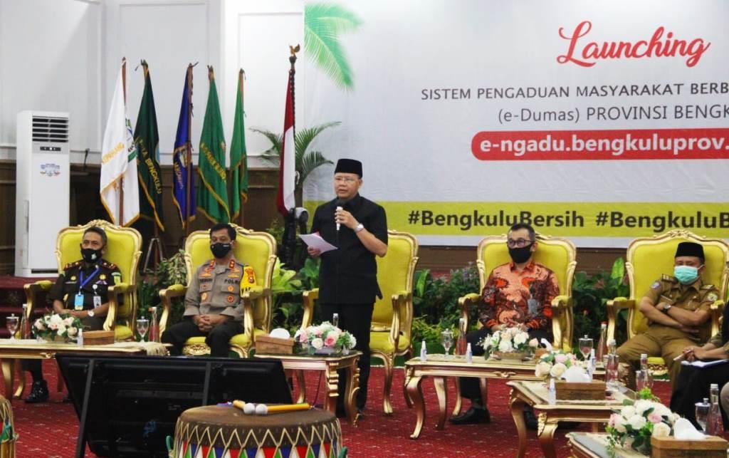 Tingkatkan Pelayanan, Pemprov Bengkulu Launcing E-Dumas