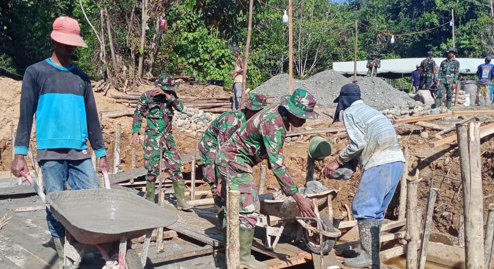 Hari ketiga TMMD Reg Ke-108, Pengerjaan Box Culvert Capai 2 Persen