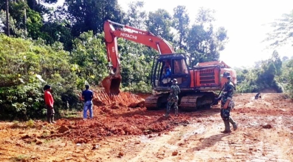 Hari Kedelapan Pelaksanaan TMMD 108 Kodim 0105/Abar Berjalan Maksimal