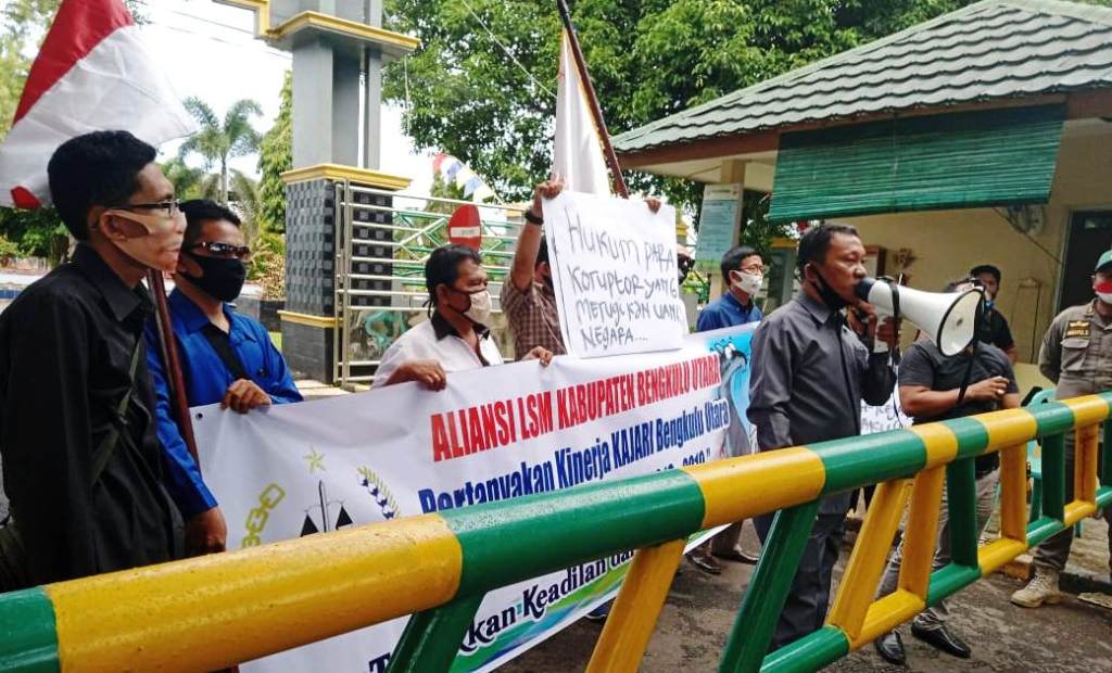 Aliansi LSM Bengkulu Utara Minta Kejari Transparan Tangani Kasus Korupsi