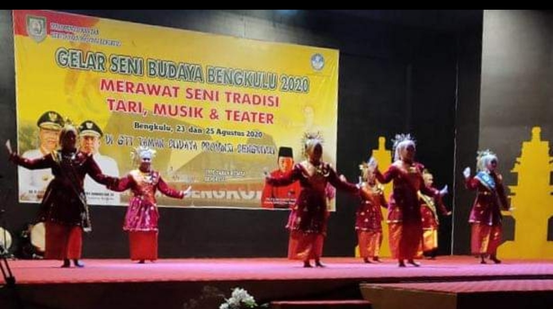 Tari Gandai Turut Meriahkan Pagelaran Seni di Taman Budaya Bengkulu
