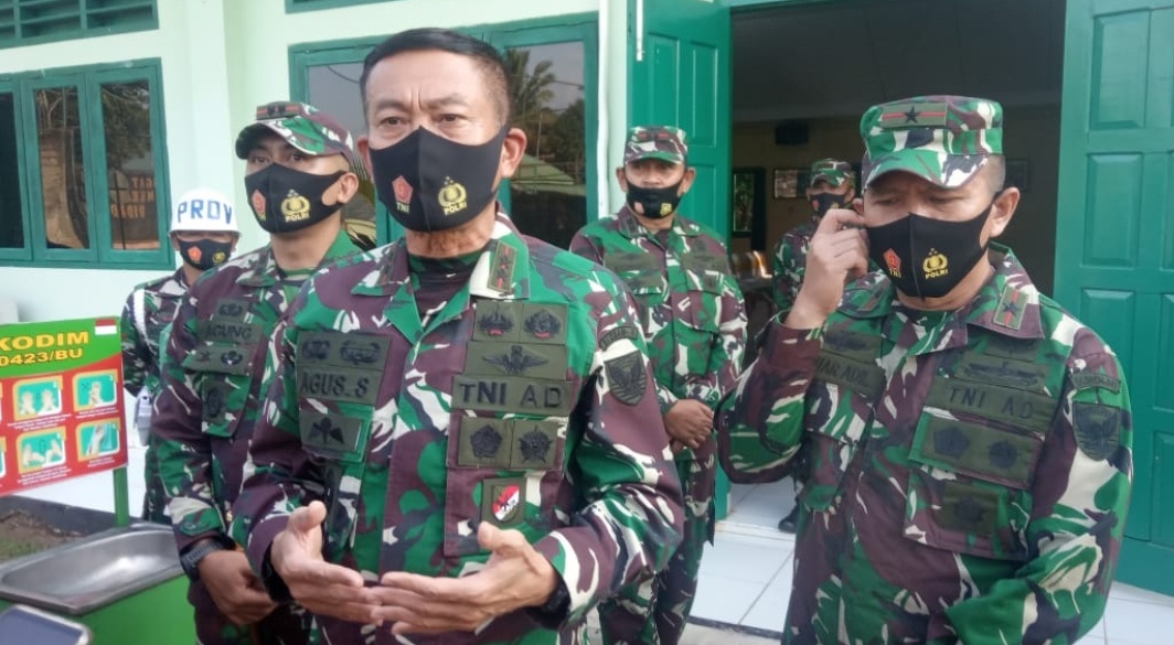 Kunjungi Kodim 0423/BU, Ini Pesan Pangdam II/Sriwijaya
