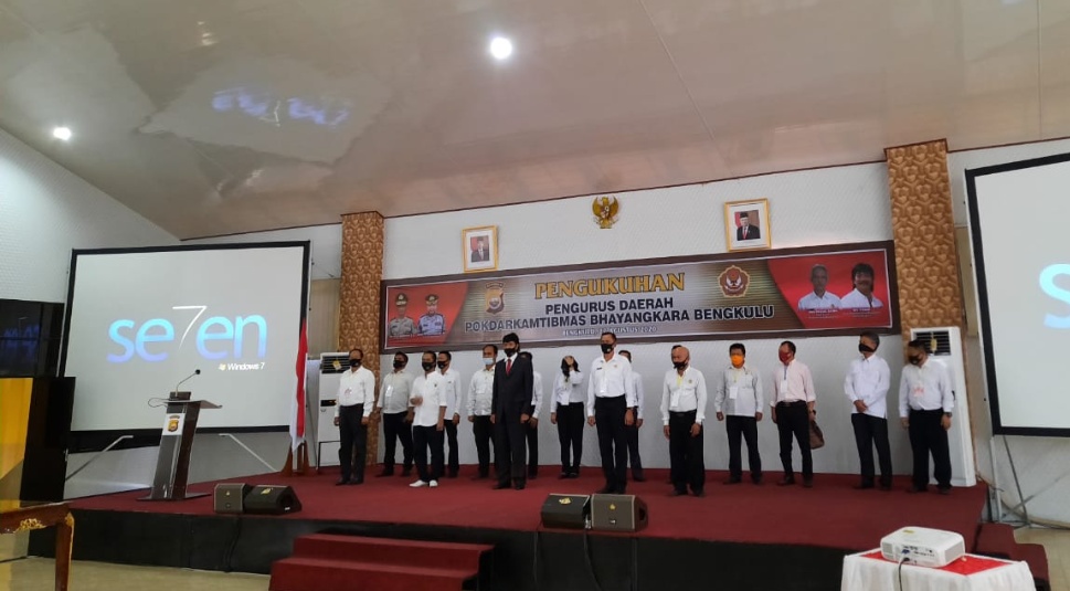 Pokdarkamtibmas Bhayangkara Bengkulu Dikukuhkan