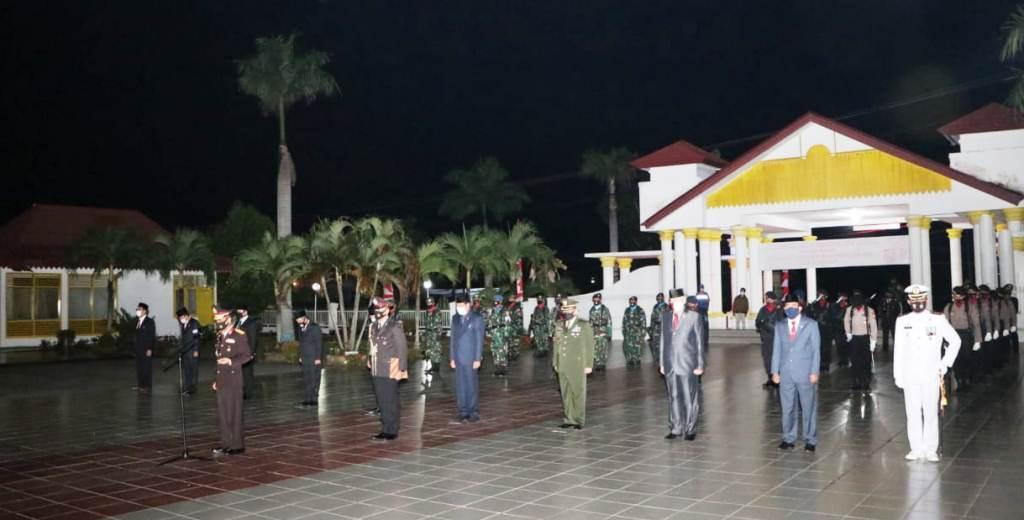 Kapolda Bengkulu Pimpin Malam Renungan Suci di TMP Balai Buntar