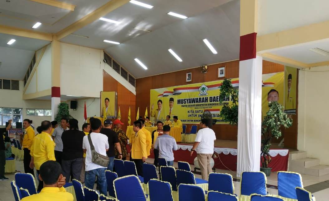 Musda Golkar Bengkulu Selatan Deadlock, Mantan Bupati Ditunjuk Jadi Plt