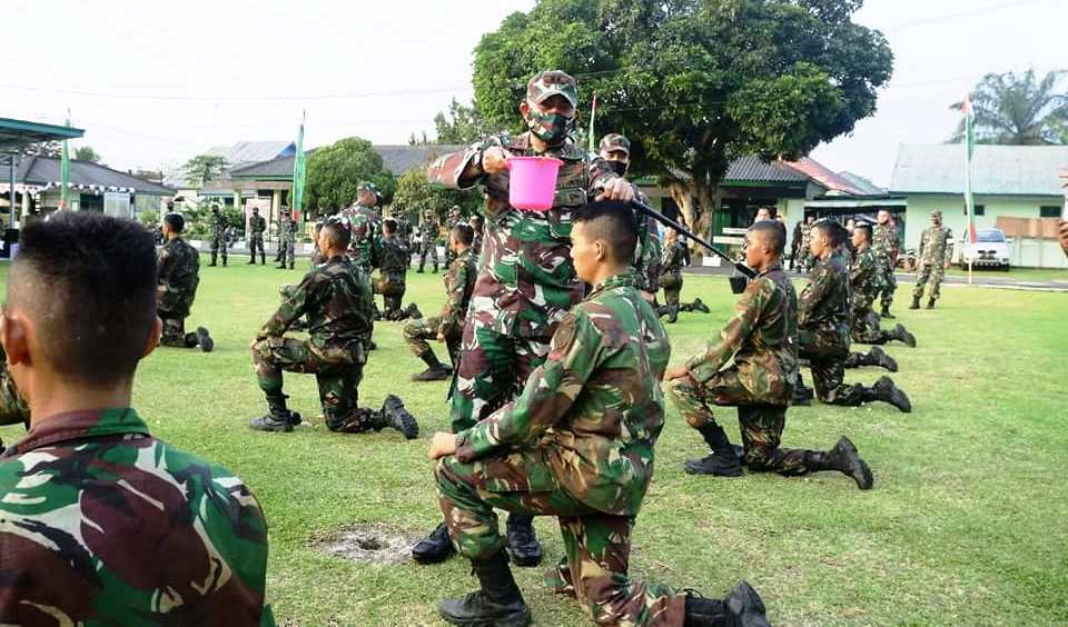 Dandim 0423/BU Sambut 29 Prajurit Tamtama Remaja Putra Daerah