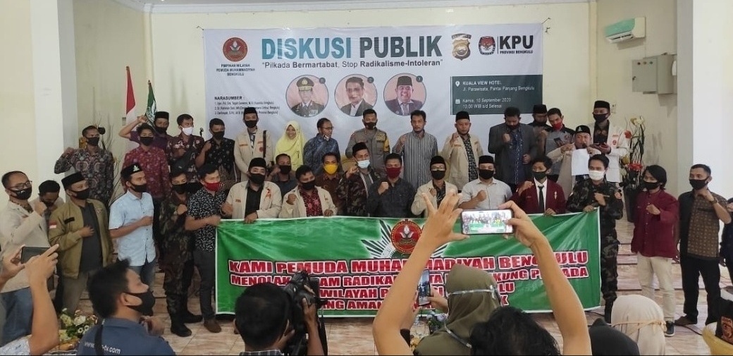 Pemuda Muhammadiyah Bengkulu Deklarasi Tolak Radikalisme dan Intoleran
