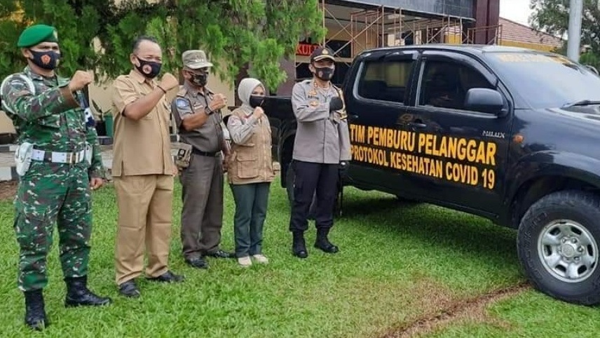 Polres BU Luncurkan Mobil Pemburu Pelanggar Protokol Kesehatan