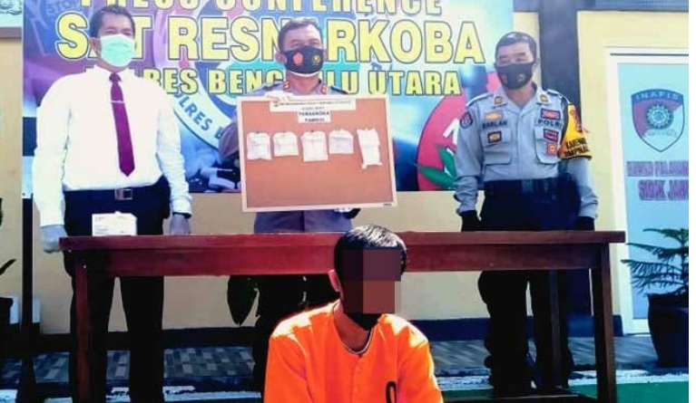 Polres BU Tangkap Kurir Narkotika Asal Mukomuko