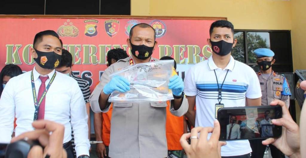 Tempo Dua Minggu, Polres Bengkulu Berhasil Ungkap 5 Kasus Tindak Pidana