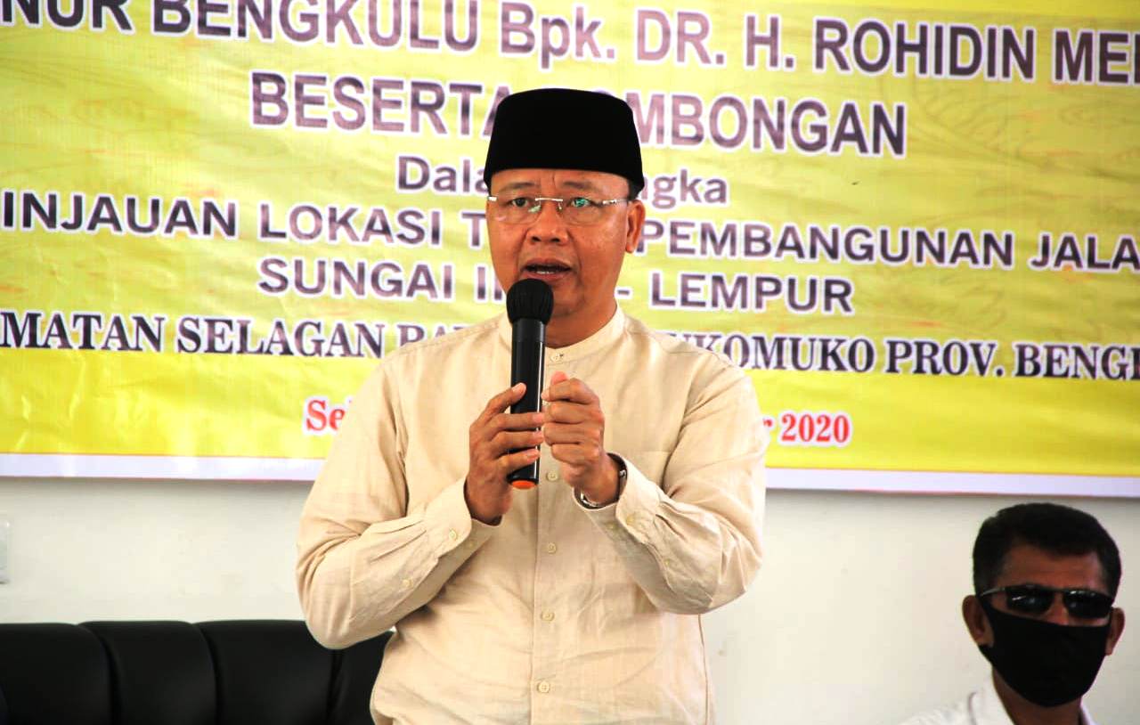 Gubernur Rohidin Jamin Aktifitas Petani Kawasan Hutan di Mukomuko